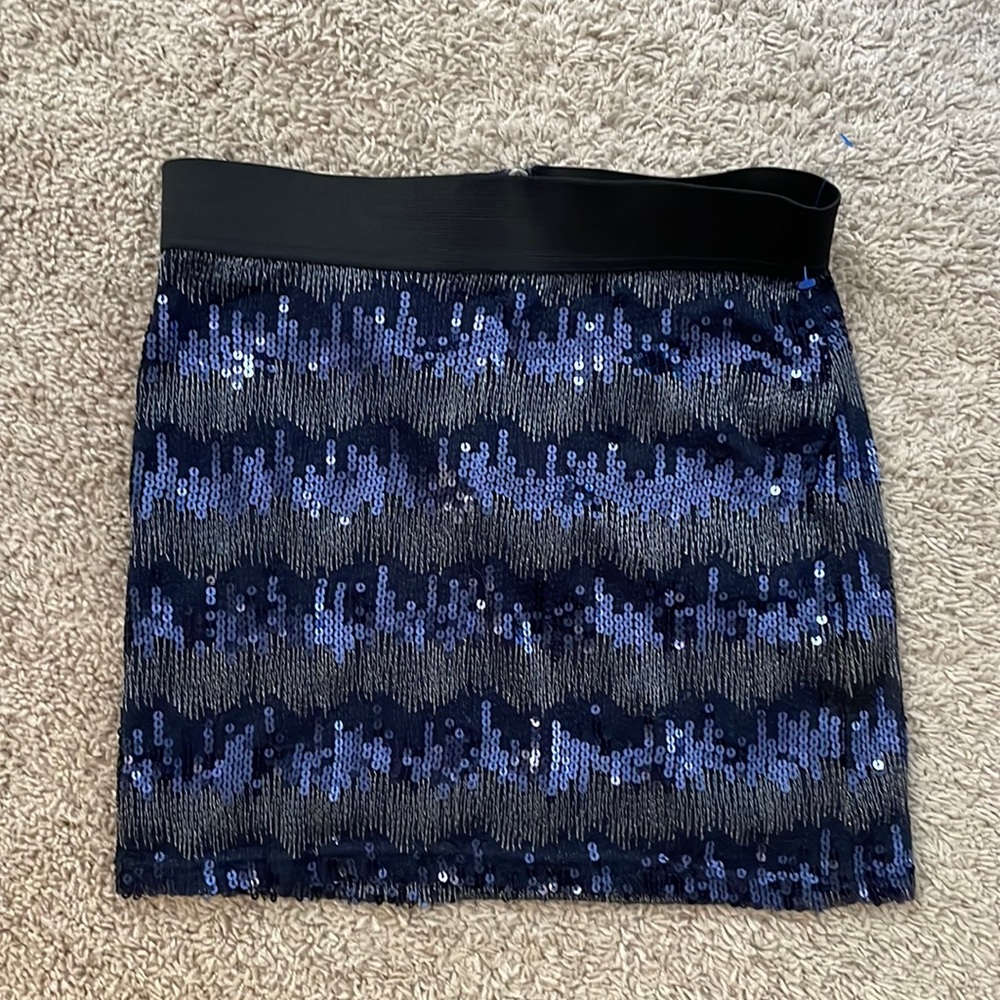 Sequin mini skirt